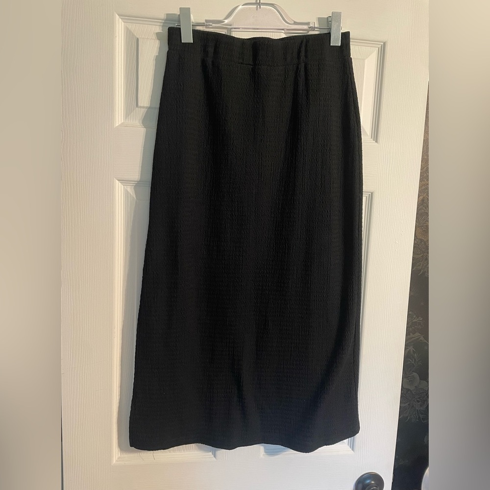 SHEIN Black Maxi Skirt - Straight Silhouette